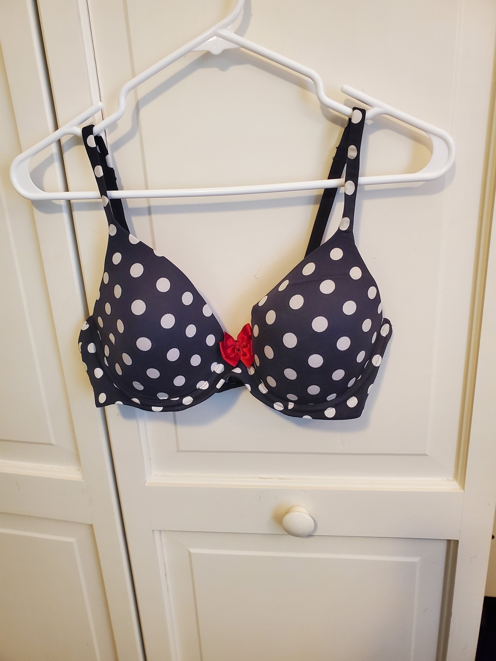 Soma Polka Dot T-Shirt Bra, 34D